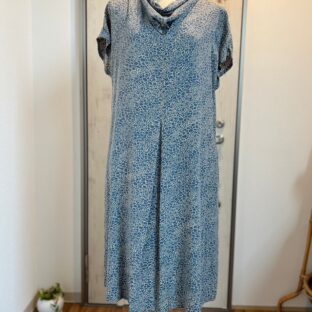 【セミオーダー】１枚でも重ね着でも！ドレープネックワンピース（チュニック）