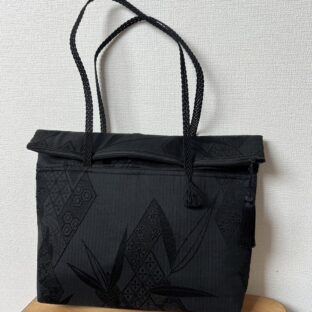 喪服帯を使用した帯バッグ