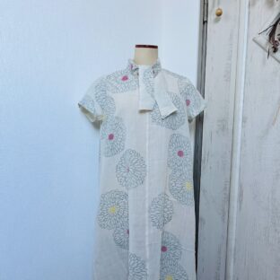 上布の着物アレンジ|涼しくて上品な夏のワンピース